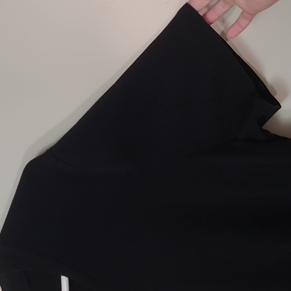 Talbots Woman Black Cotton Nylon Blend Short Sleeve Sweater Tee Size 2x - Picture 5 of 9